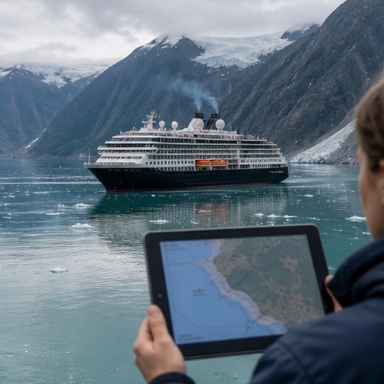 AI-generated editorial thumbnail for Cruise lines turn toward Endicott.