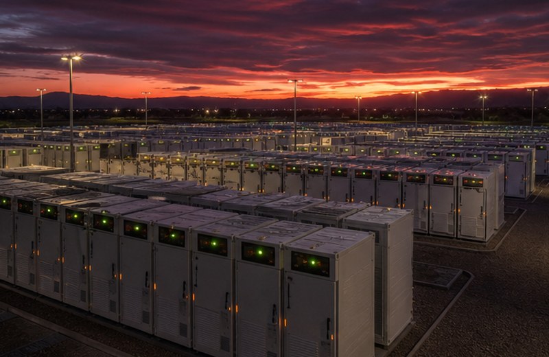 Cinematic grid and data-center infrastructure thumbnail for Source 027.