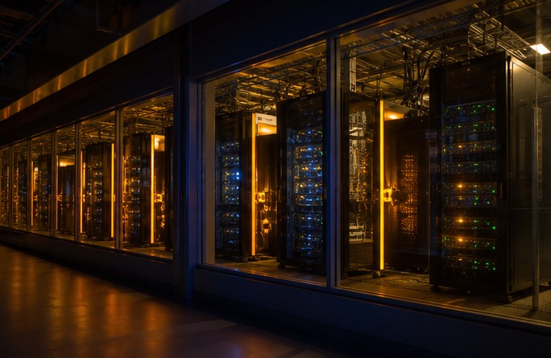 Cinematic laboratory, server-room, or power-equipment thumbnail for Source 037.