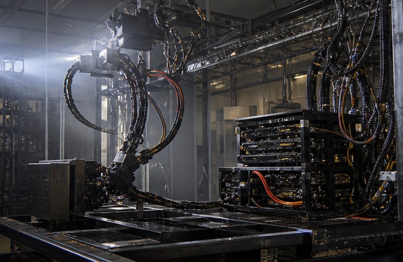 Cinematic laboratory, server-room, or power-equipment thumbnail for Source 044.
