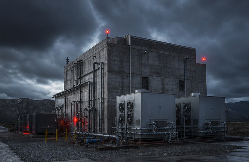 Cinematic laboratory, server-room, or power-equipment thumbnail for Source 048.