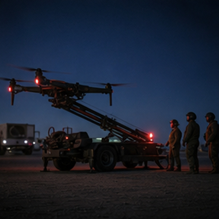 Drone rail card: Research and integration test-site network.