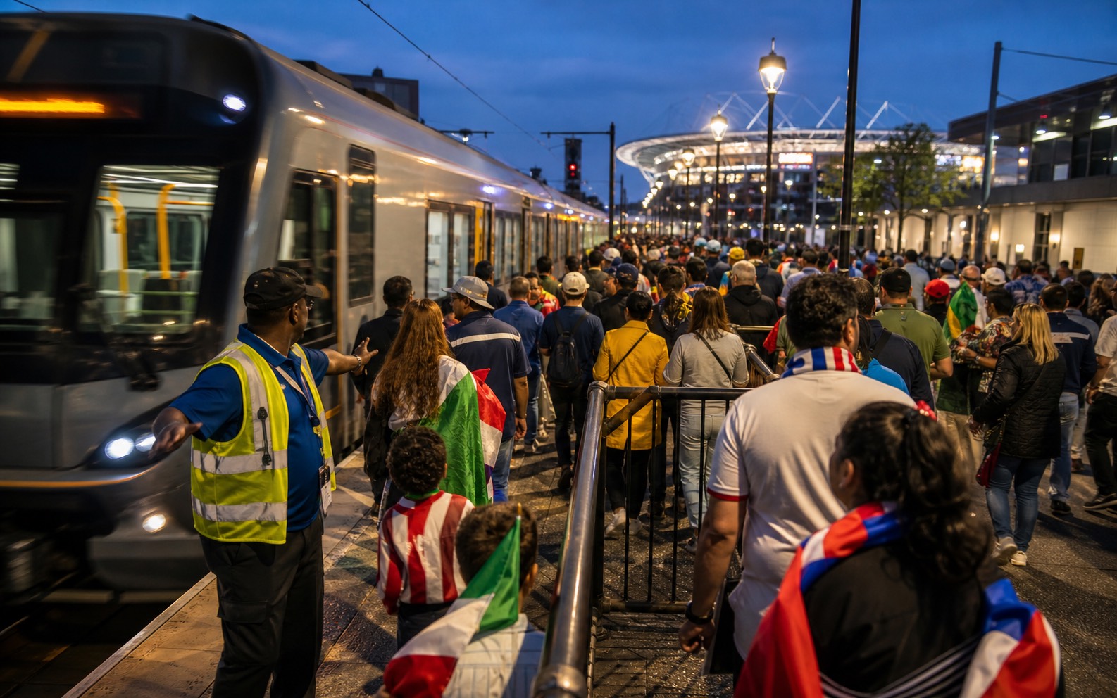 Final route: The ride to MetLife became its own ticketed system.