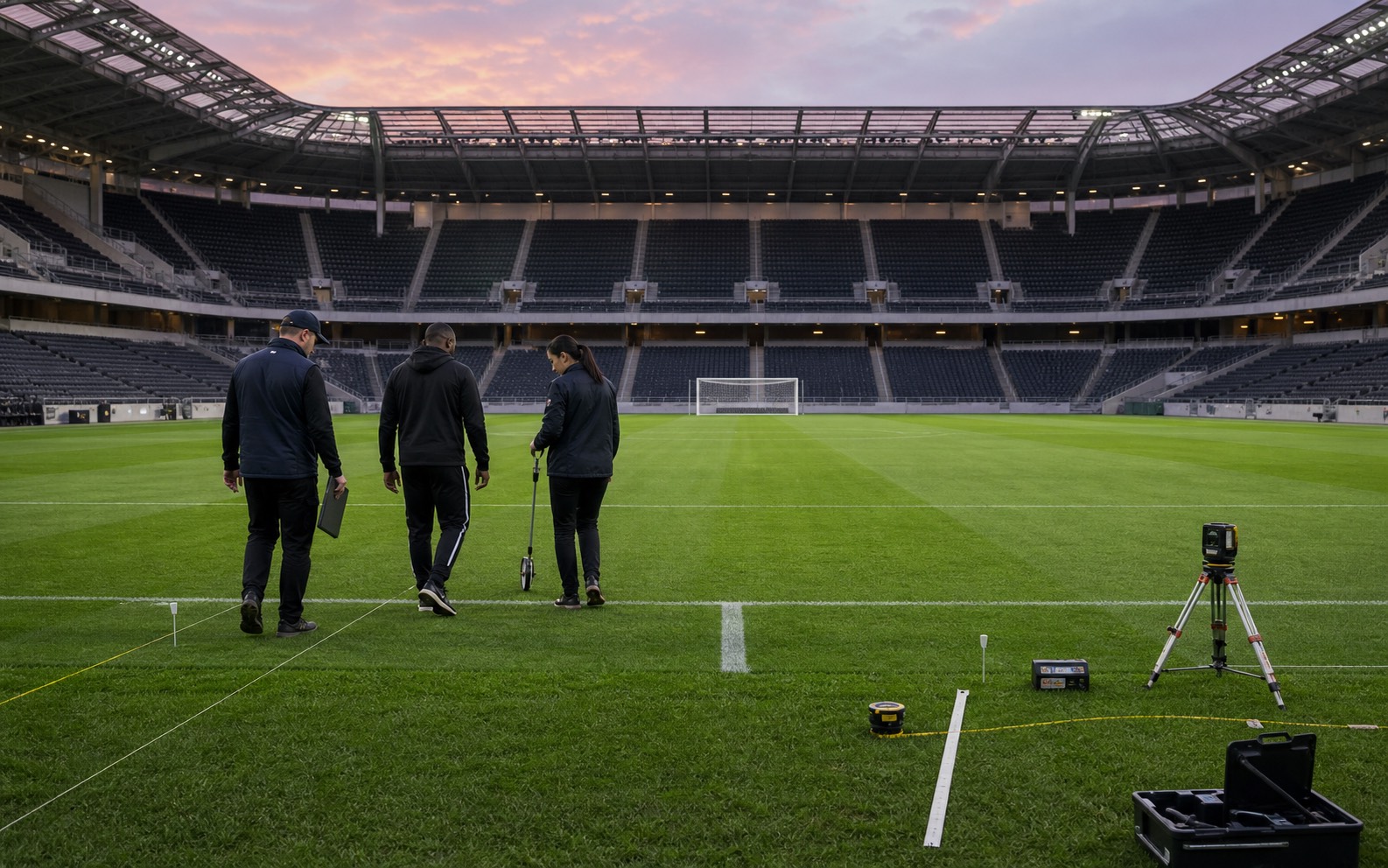 Field of play: The pitch is rules, safety, rhythm, and trust.