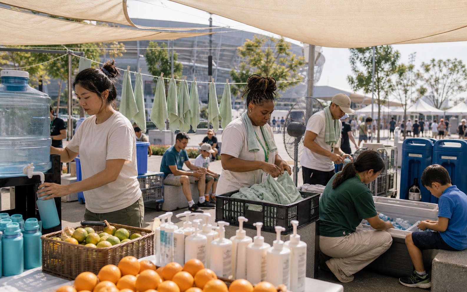 Public health: A crowd is a living system.