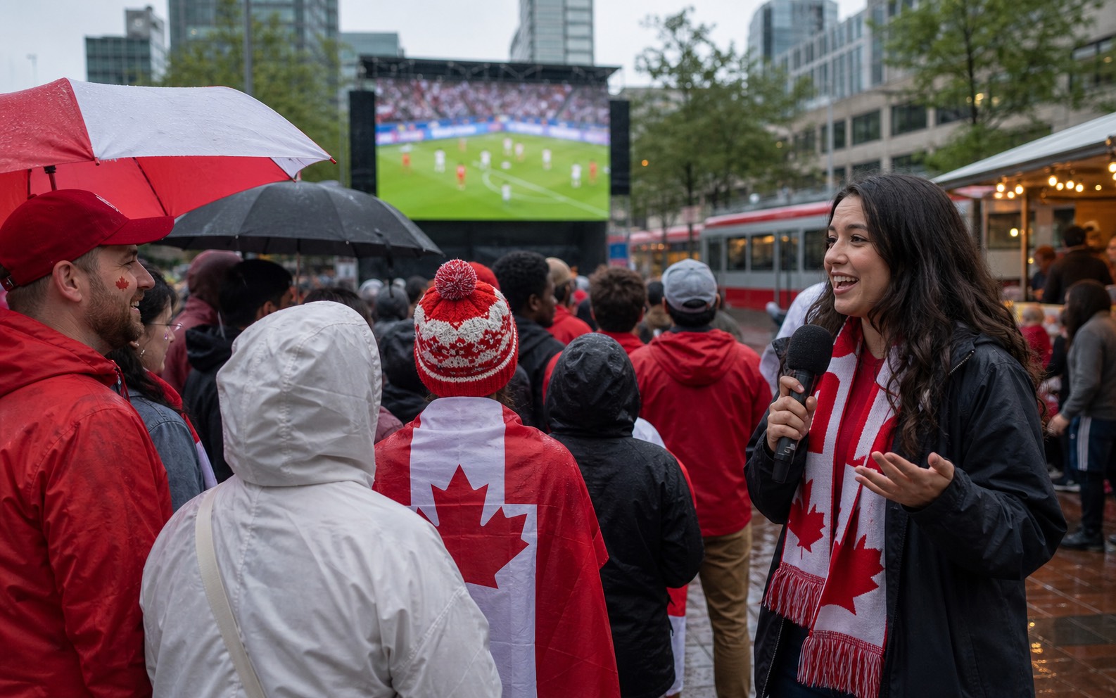 North screen: Canadian coverage will make the tournament local every day.