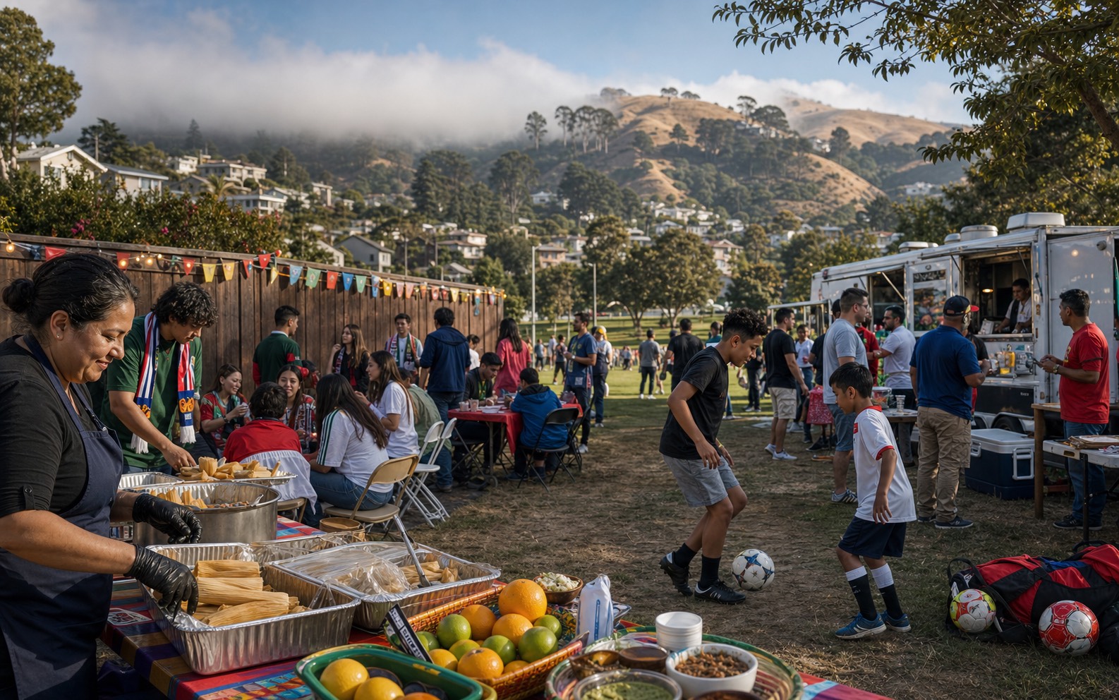 Regional event: The Bay Area's venue sits inside a regional transport puzzle.