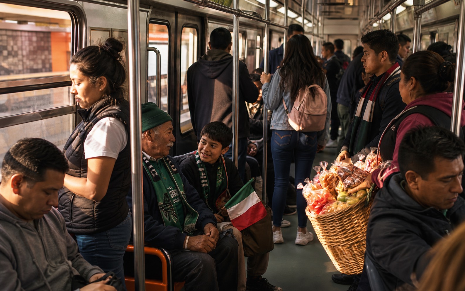 Opening city: Mexico City's opening day will move through a deep transit culture.